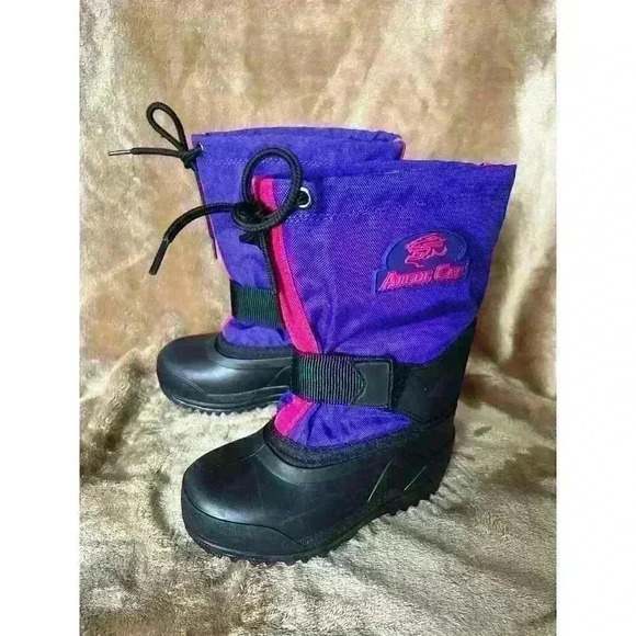 Arctic Cat Winter‎ Snow Boots Little Girls Size 8 - Picture 1 of 7